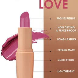 One Wish Creamy Matte Lipstick With Shea Butter - Dramatic Red 23 image 2