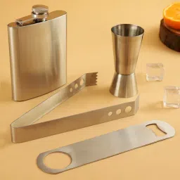 Portable Personalized Bar Set - Gold image 2