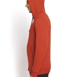Wildcraft Rust Regular Fit Hooded Sweatshirt image 3