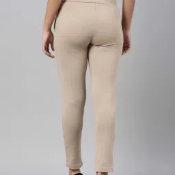 Go Colors! Beige Mid Rise Pants image 2
