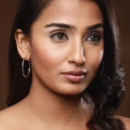 Aatmana Silver-Plated Circular Hoop Earrings image 3