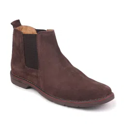 Fausto Men's Brown Chelsea Boots image 3