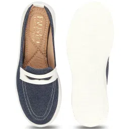 Fausto Women's Navy Mule Shoes image 3