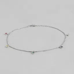 zavya Multi Colour Drops Rhodium image 3