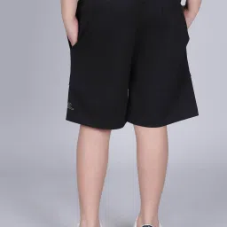 Cantabil Black Boys Regular Fit Printed Shorts image 2