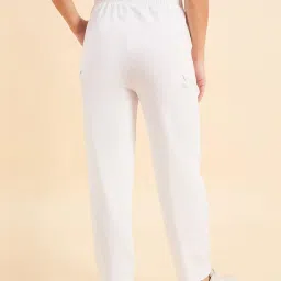 Sweet Dreams White Cotton Pants image 2