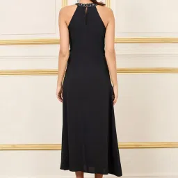 Styli Black Embellished Maxi Dress image 2