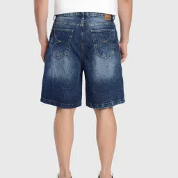 Bene Kleed Men Relaxed Distressed Denim Shorts image 2
