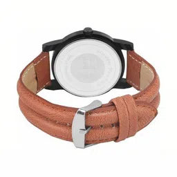 Miss Perfect Unisex Dial & Leather Straps Analogue Watch D977 image 3