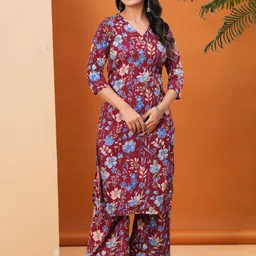DIZON Women Printed Kurta Set-picture-28