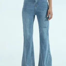 showoffff Showoff Blue Flared Fit Jeans-picture-32