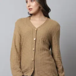 Cantabil Beige Wool Sweater image 3