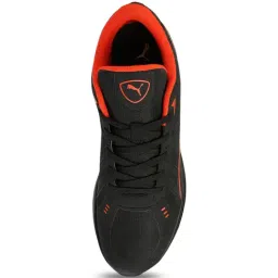 Puma Men's VoltSpike Black & Redmazing Casual Sneakers image 3