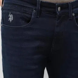 U.S. Polo Assn. Denim Co. Navy Cotton Slim Fit Jeans image 4