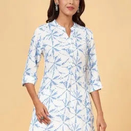 Rangmanch by Pantaloons White Printed Straight Kurti-picture-14