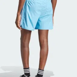 Adidas Originals Blue Regular Fit Striped Sports Shorts image 2