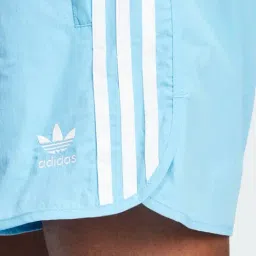 Adidas Originals Blue Regular Fit Striped Sports Shorts image 4