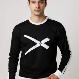 FAOES Men Graphic Printed Round Neck Regular Fit T-shirt-picture-15