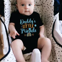 Lillypupp Infants Printed Pure Cotton Round Neck Bodysuit image 3