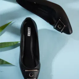 Elle Women's Black Casual Pumps-picture-31