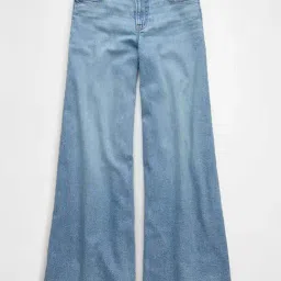 American Eagle Blue Cotton Regular Fit Jeans image 4