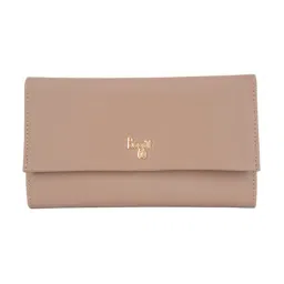 Baggit Pink Large Tri-Fold Wallet-image-6