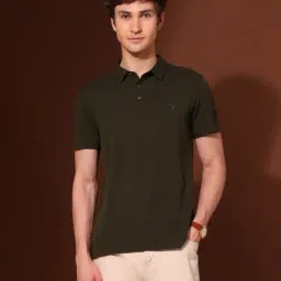 U.S. Polo Assn. Green Slim Fit Texture Polo T-Shirt-picture-21
