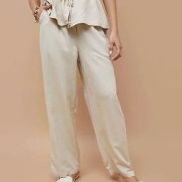 Fame Forever By Lifestyle Beige Regular Fit Trousers-picture-25