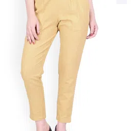 Neelokurti Women Pack Of 2 Slim Fit Mid-Rise Trousers-image-5
