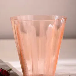 Jaypore Lavender Purple Glass Vase image 3