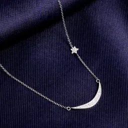 The Real Effect London Silver Pendant with Chain for Women-picture-10