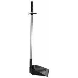 VIKAN Dust Pan Polypropylene Black with Anodised Aluminium Handle for Cleaning, 56629 image 2