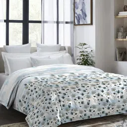 MYTRIDENT Indulgence Daphne White Motifs Printed 200 GSM Mild Winter Double Bed Comforter image 4