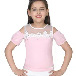 Cutecumber Kids Pink Embellished Top-picture-29