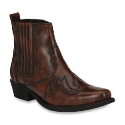 Delize Men's Brown Chelsea Boots-picture-41