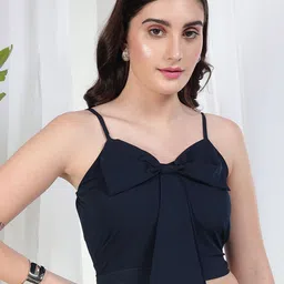 VANGULL Women Shoulder Straps Bow Detail Top-picture-38