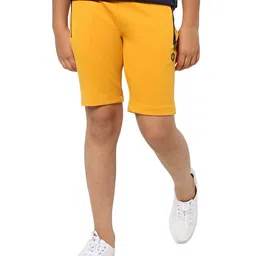 Jack & Jones Junior Mid Thigh Solid Color Shorts - Orange-picture-26