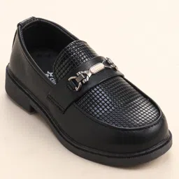 Cute Walk by Babyhug Slip On  Formal Shoes - Black image 3