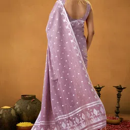 VASTRA-THE FACTORY STORE Ethnic Motifs Woven Design Saree image 2