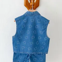 LULU & SKY Boys Printed Shirt with Shorts image 3