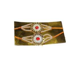 Kaku Fancy dresses Boys Woven Design Top With Dhoti Pant Ram Costume image 3