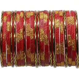 Only Offers Set Of 22 Glass Artificial Stones Bangles-picture-34