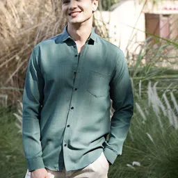 RAHI TRENDZ Spread Collar Regular Fit Shirt image 2