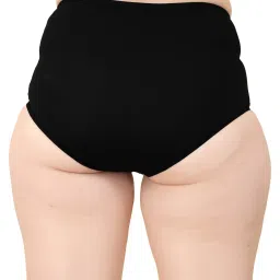 Spiaty Black Self Design Hipster Panty image 2