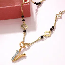 mia by tanishq Mia Sutra DIY with Alphabet Charms- V-picture-26