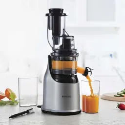 Borosil Health Pro Silver Plastic 200W Cold Press Slow Juicer image 2