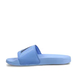 Adidas Men's CONTARO Blue Slides image 3