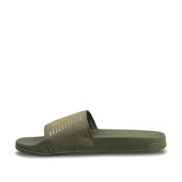 Adidas Men's CONTARO Green Slides image 3
