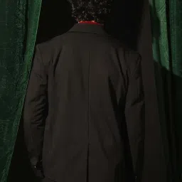 Rare Rabbit Black Regular Fit Solid Jacket image 2