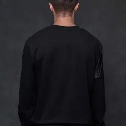 Rare Rabbit Black Regular Fit Printed Sweatshirt image 2